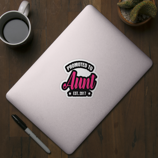 Promoted to AUNT est  2017 gift ideas for family by bestsellingshirts